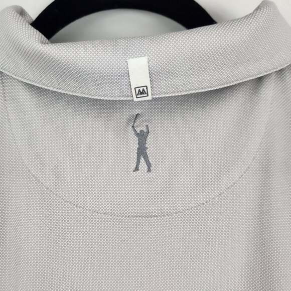 Mizzen+Main Shirt Men's Extra Large Short Sleeve Polo Top Gray - Picture 6 of 14
